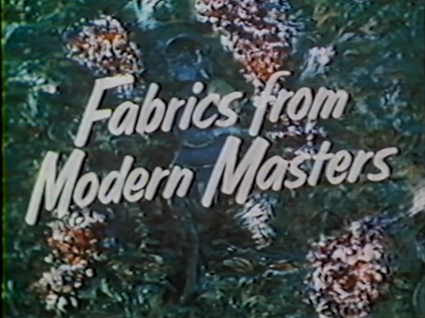 artist textiles fabrics modern masters